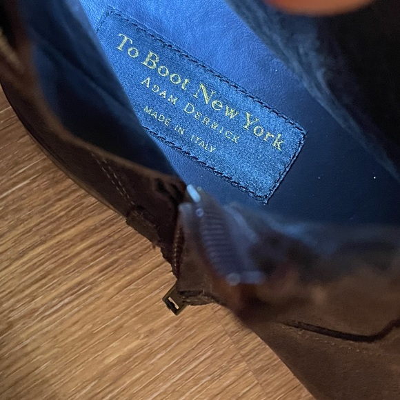 Suede Zip Boots - Picture 5 of 7